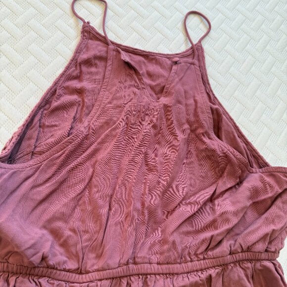 altard state, maxi dress, medium, ombre, crochet top, purple, halter top, boho - Picture 5 of 7